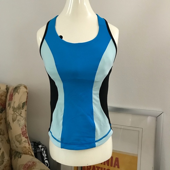 Lululemon Blue Racerback Tank - Picture 2 of 10